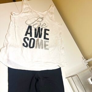 White t-shirt for 8 year old girls.